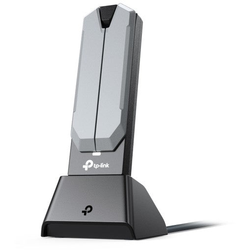 TP-Link Archer TBE400UH. Žični i bežični. USB. WLAN. Wi-Fi 7 (802.11be). 2882 Mbps. Siva