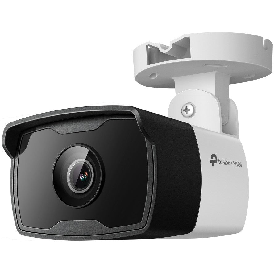 TP-Link VIGI 4MP vanjska bullet mrežna kamera. Objektiv od 4 mm. IP sigurnosna kamera. Vanjska. Žičana. Montaža na plafon/zid/stub. Crna. Bijela. Uložak (oblikovan).