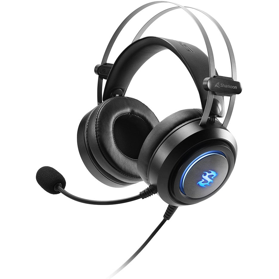 Sharkoon Skiller SGH30. Žične. Igraće. 20 - 20000 Hz. 300 g. Slušalice. Crne.