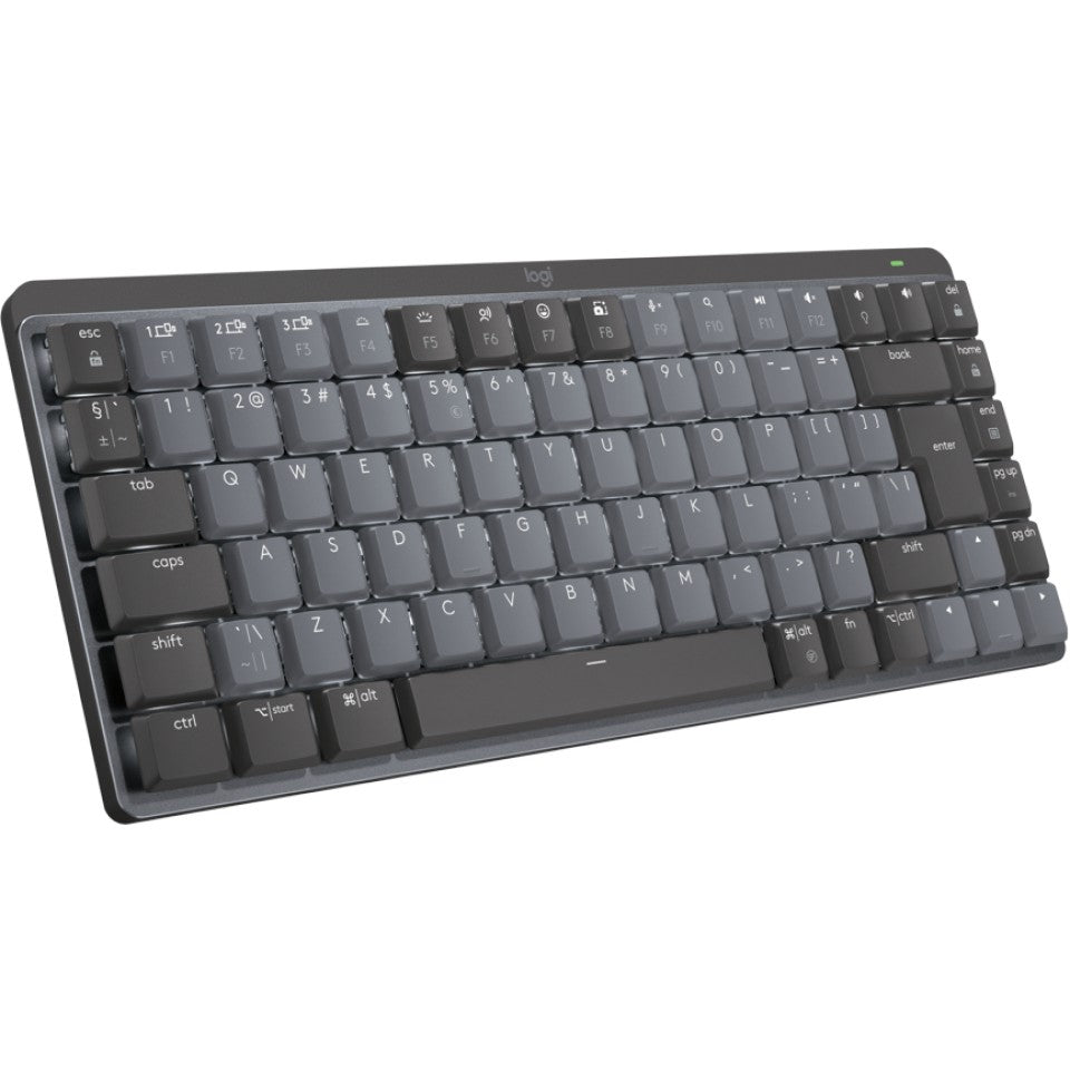 Logitech Master 920-010780. Bežični. RF bežični + Bluetooth. Mehanička tastatura. QWERTY. LED. Grafit.