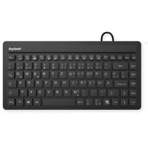 KeySonic KSK-3230IN (DE) Mini industrijska tastatura. USB. Crna. Vodootporna IP68. Mini. Žična. USB. QWERTZ. Crna.