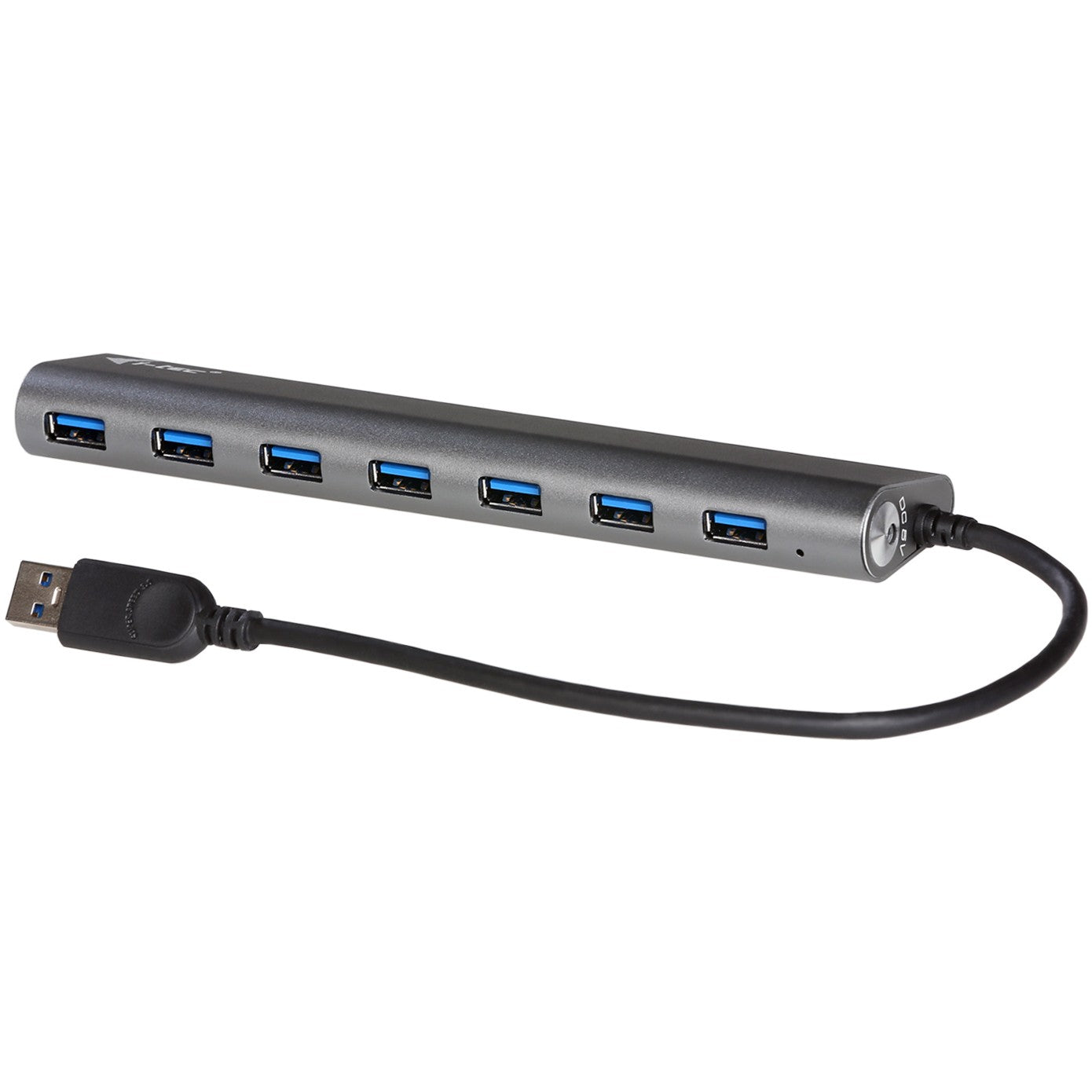 i-tec Metal Superspeed USB 3.0 7-portni hub. USB 3.2 Gen 1 (3.1 Gen 1) Tip-A. USB 3.2 Gen 1 (3.1 Gen 1) Tip-A. 5000 Mbps. Srebrni. Metalni. AC