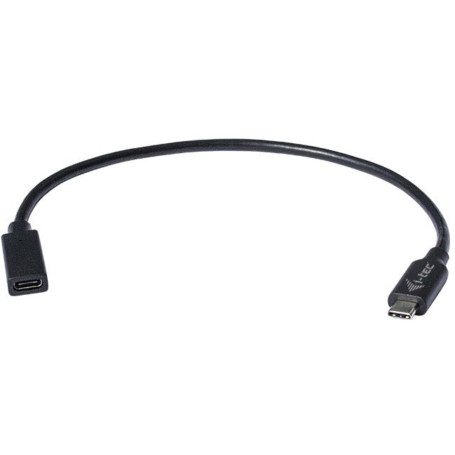 i-tec USB-C produžni kabel (30 cm). 0,3 m. USB 3.1 Tip-C. USB 3.1 Tip-C. Crni