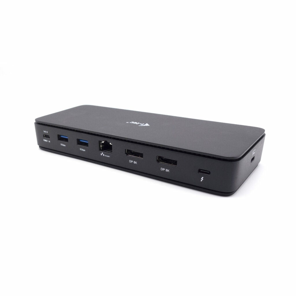 i-tec Thunderbolt 4 Dual DisplayPort Docking Station PRO + Power Delivery 92 W. Žični. Thunderbolt 4. 92 W. 3,5 mm. 10, 100, 1000, 2500 Mbps. Crna.