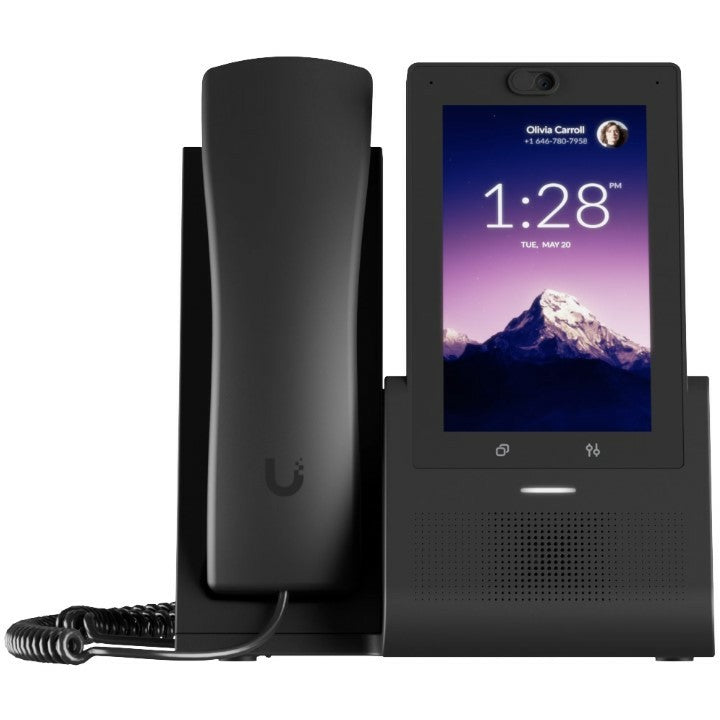 Ubiquiti Phone Touch. Pametni telefon. Žični telefon. Hands-free uređaj. Crna boja.