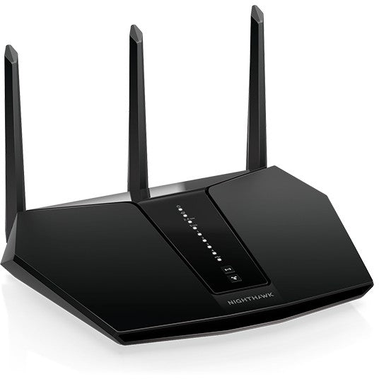 NETGEAR Nighthawk AX/5-Stream AX2400 WiFi 6 ruter (RAX30). Wi-Fi 6 (802.11ax). Dvofrekventni (2.4 GHz/5 GHz). Ethernet/LAN. Crni. Stolni ruter.