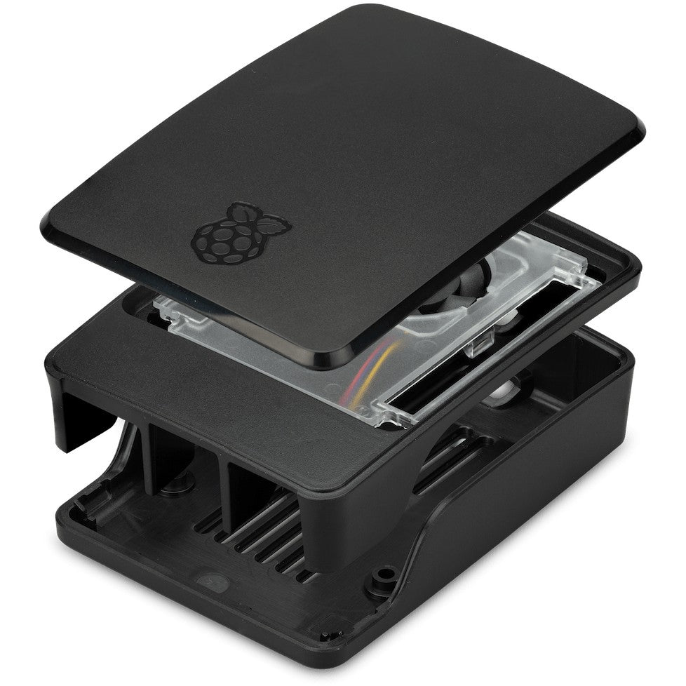 Raspberry Pi SC1160. Kućište. Raspberry Pi 5. Raspberry Pi. Crna. Siva. Akrilonitril butadien stiren (ABS). Polikarbonat (PC)