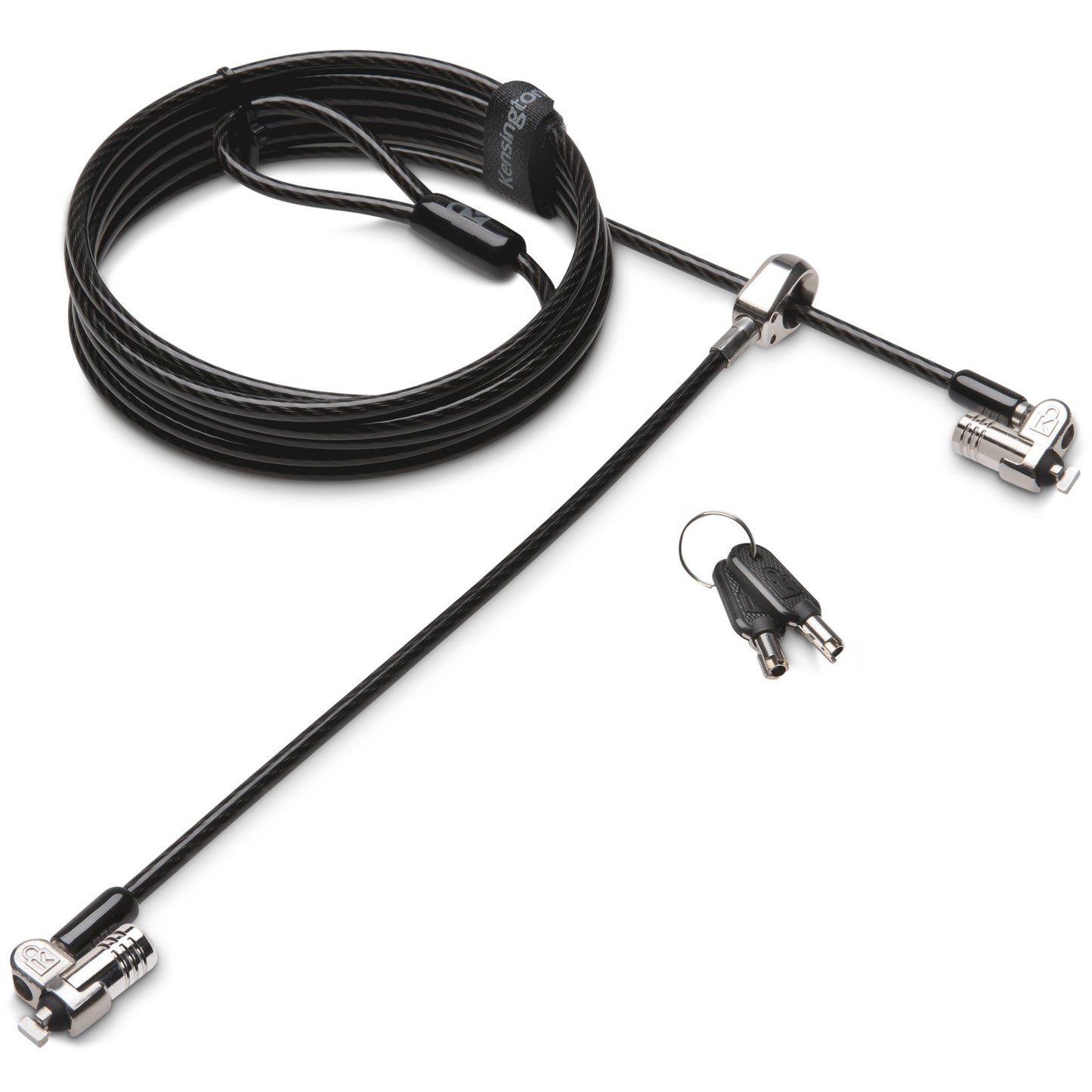 Kensington MicroSaver 2.0 dvostruka brava za laptop. Kensington. Ključ. Ugljični čelik. Crna.