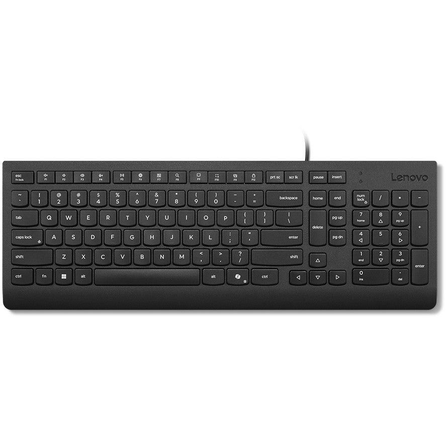 Lenovo 4Y41R64647. Puna veličina (100%). Žični. USB. Prekidač sa ključem. Crni.