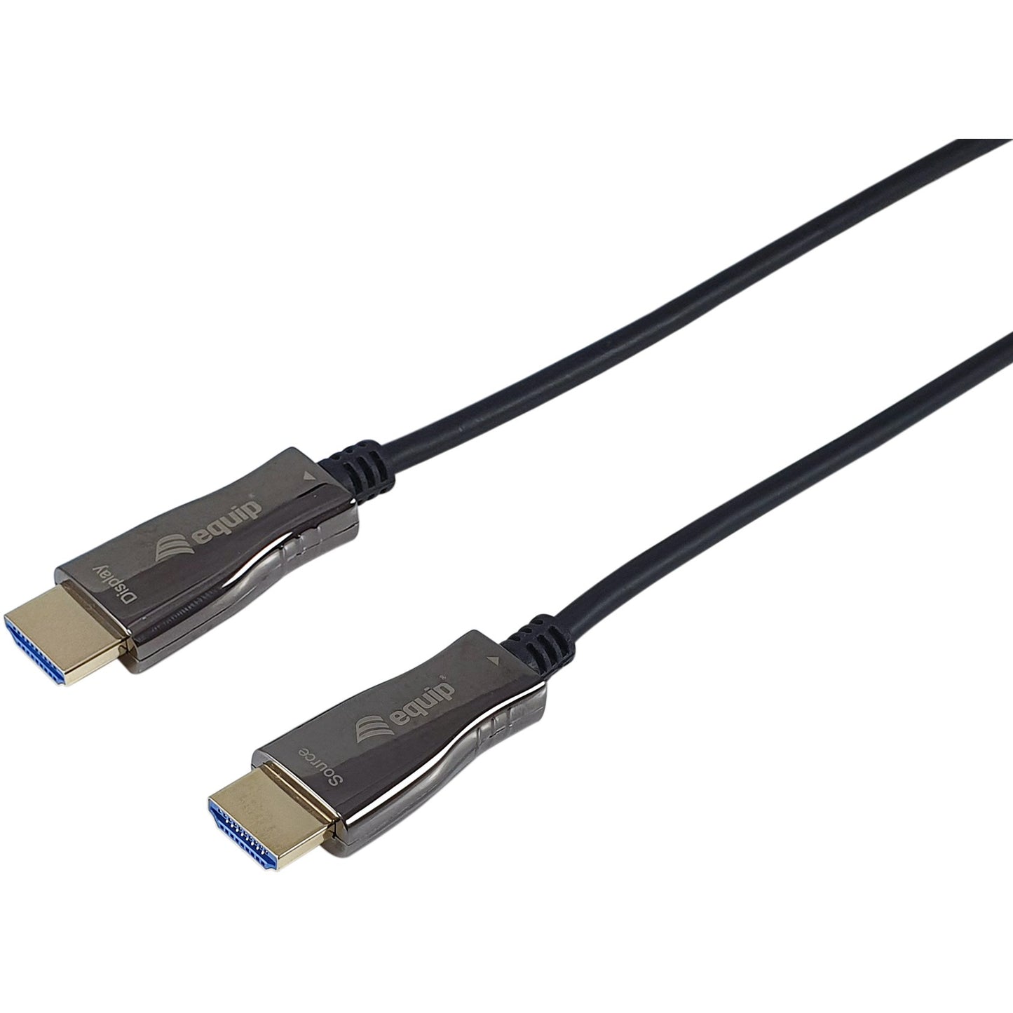 Equip Aktivni optički HDMI 2.0 kabel. Muški/muški. 100m. 100m. HDMI Tip A (Standard). HDMI Tip A (Standard). 3D. Crni.