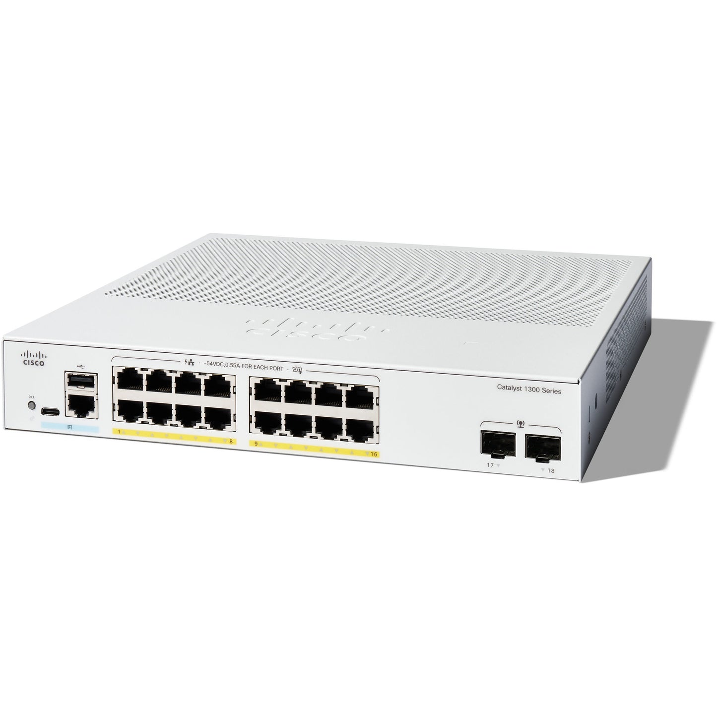 Cisco C1300-16P-2G. Upravljani. L2/L3. Gigabit Ethernet (10/100/1000)
