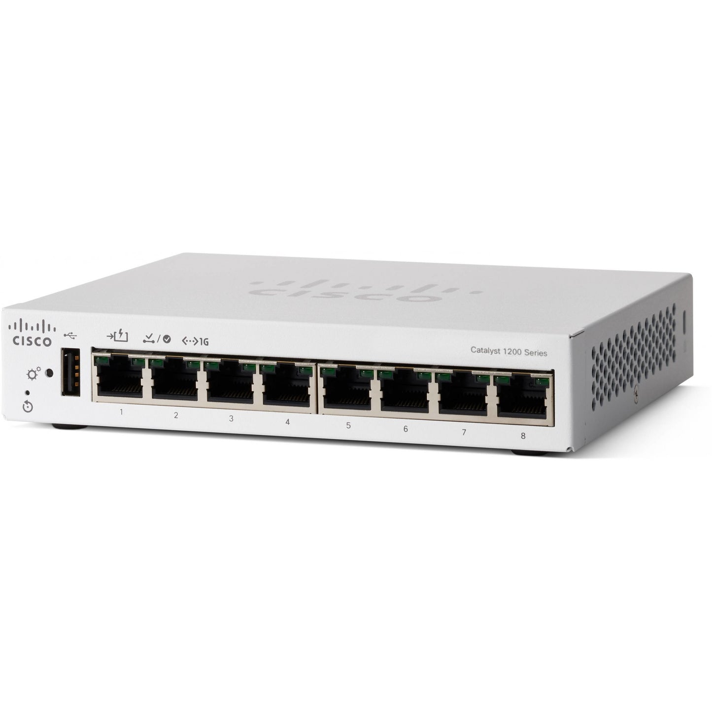 Cisco C1200-8T-D. Upravljani. L2/L3. Gigabit Ethernet (10/100/1000)