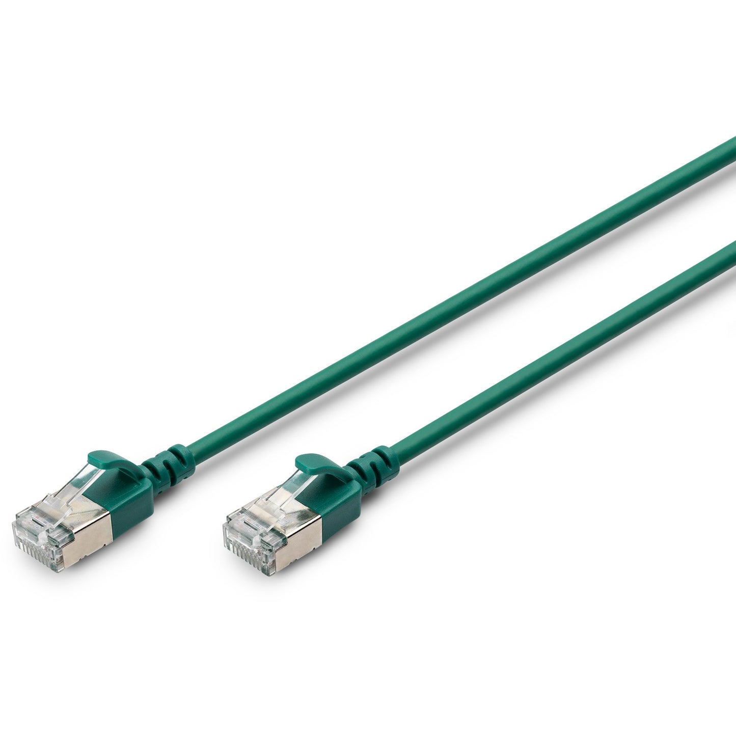 Digitus CAT 6A F-FTP Slim patch kabel. 2m. Zeleni. 2 m. Cat6a. F/FTP (FFTP). RJ-45. RJ-45. Zeleni