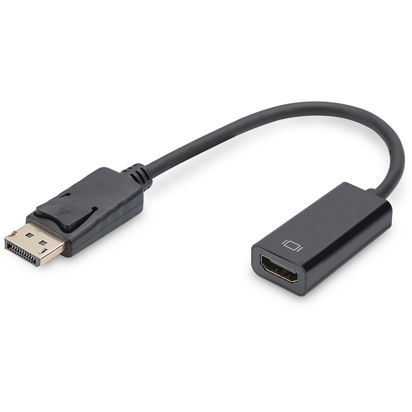 Digitus DisplayPort adapter/konverter. DP na HDMI. 0,15 m. DisplayPort. HDMI tip A (standardni). Muški. Ženski. Nikl.