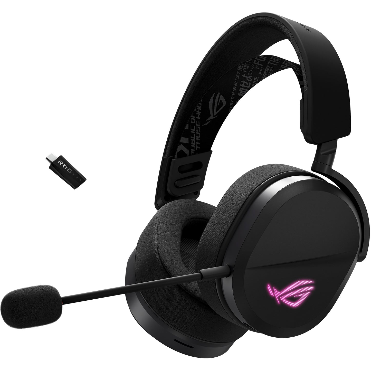 ASUS ROG Pelta. Žične i bežične. Igraće. 20 - 20000 Hz. 309 g. Slušalice. Crne.