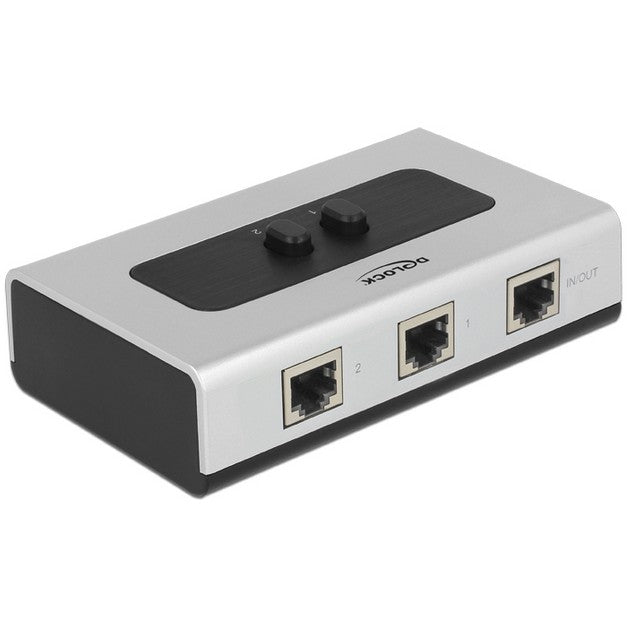 DeLOCK 87673. RJ-45. 1000 Mbit/s. Crna. Siva. Plastika. 68 mm. 112 mm