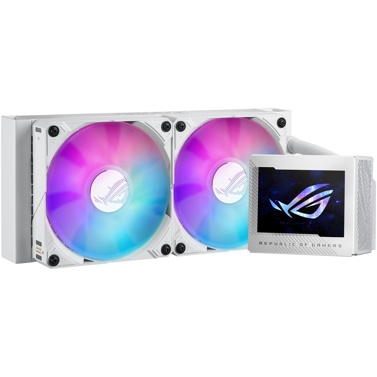 ASUS ROG RYUJIN III 240 ARGB White Edition. Sve-u-jednom hladnjak tekućine. 12 cm. Bijelo