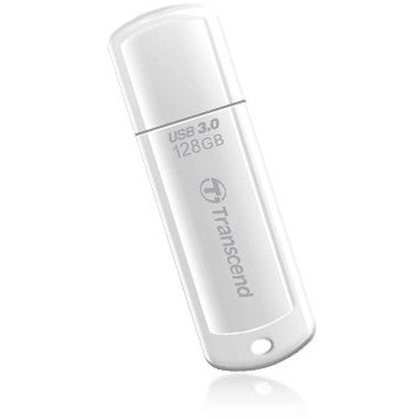 Transcend JetFlash TS128GJF730. 128 GB. USB Tip-A. 3.2 Gen 1 (3.1 Gen 1). Kapacitet. 8,5 g. Bijela.