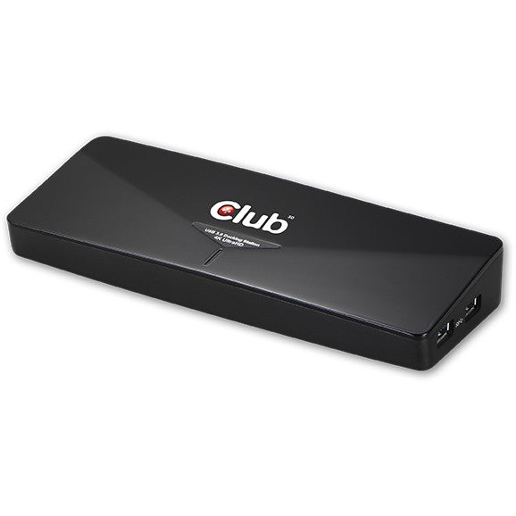 CLUB3D CSV-3103D Club 3D Univerzalna USB 3.1 Gen 1 UHD 4K priključna stanica DisplayLink™. Žičana. USB 3.2 Gen 1 (3.1 Gen 1) Tip-A. 1.4a. USB. 10,100,1000 Mbit/s. Crna.
