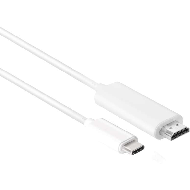 CLUB3D USB-C na HDMI™ 2.0 UHD kabel, aktivni, 1,8 m. USB-C na HDMI 2.0. 1,8 m. Bijeli