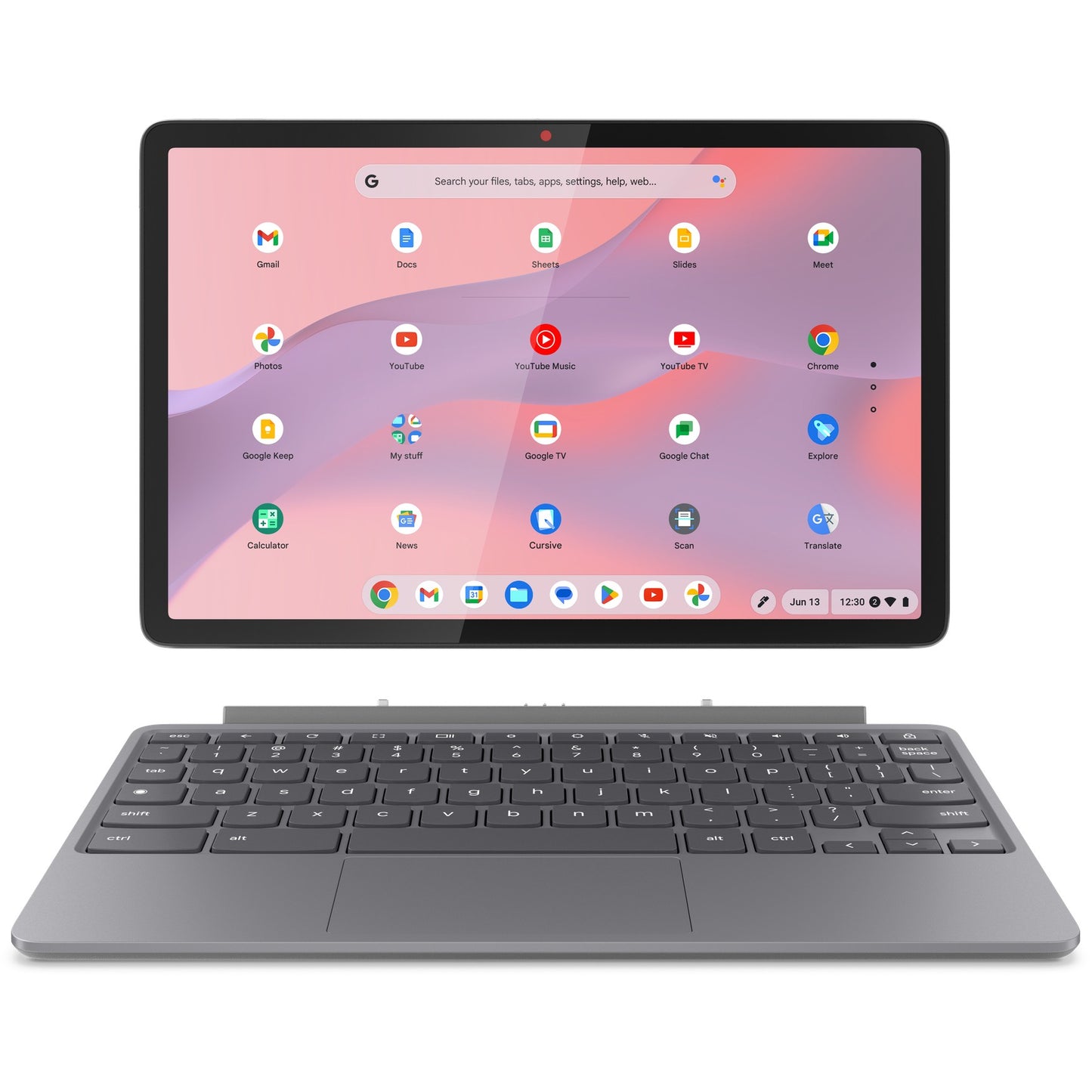 Lenovo Chromebook Duet 11M889. MediaTek. 2,6 GHz. 27,8 cm (10,9"). 1920 x 1200 piksela. 8 GB. 128 GB