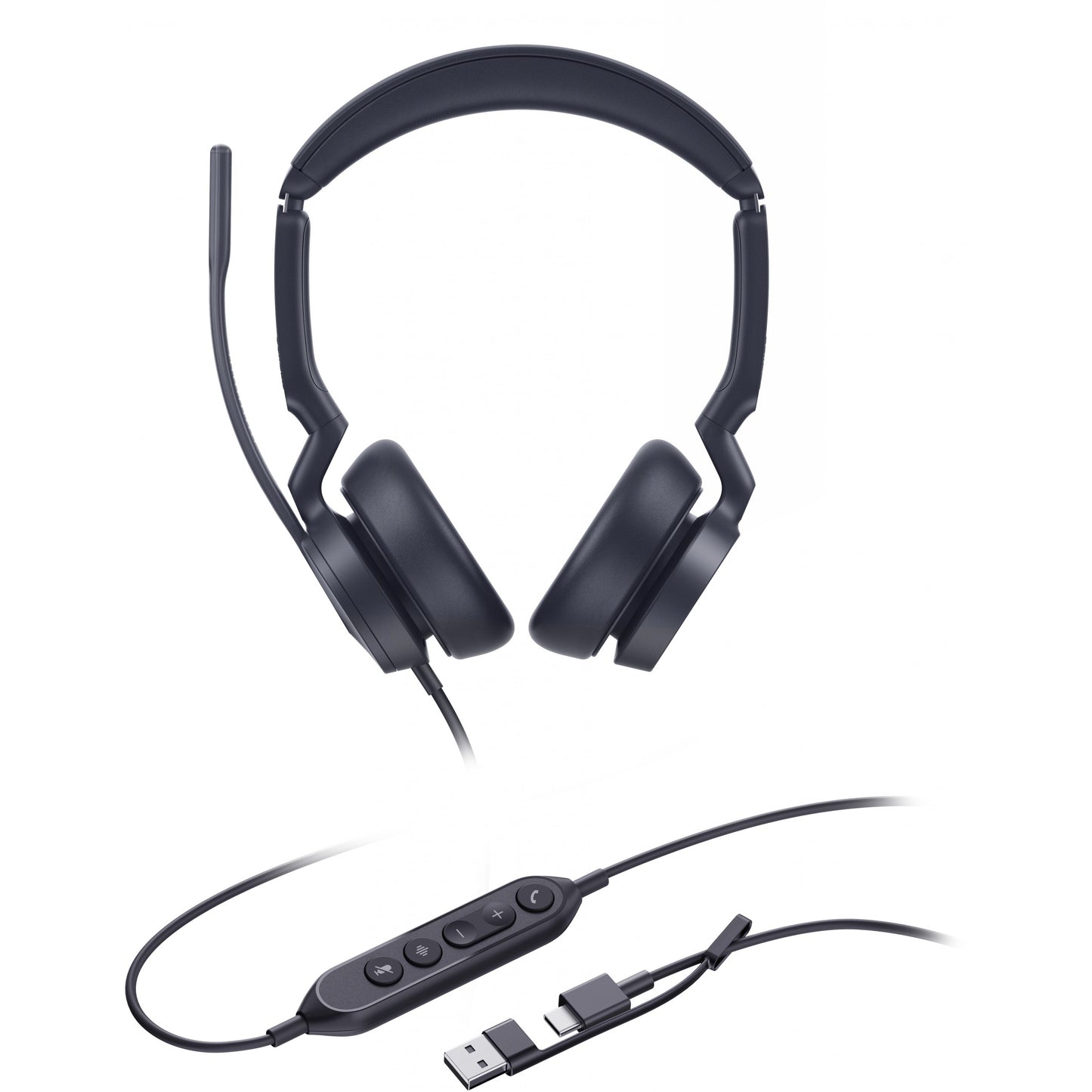 Yealink UH46 Dual UC USB-C/A slušalice. Žične. 20 - 20000 Hz. Kancelarija/Pozivni centar. 166 g. Slušalice. Crne.