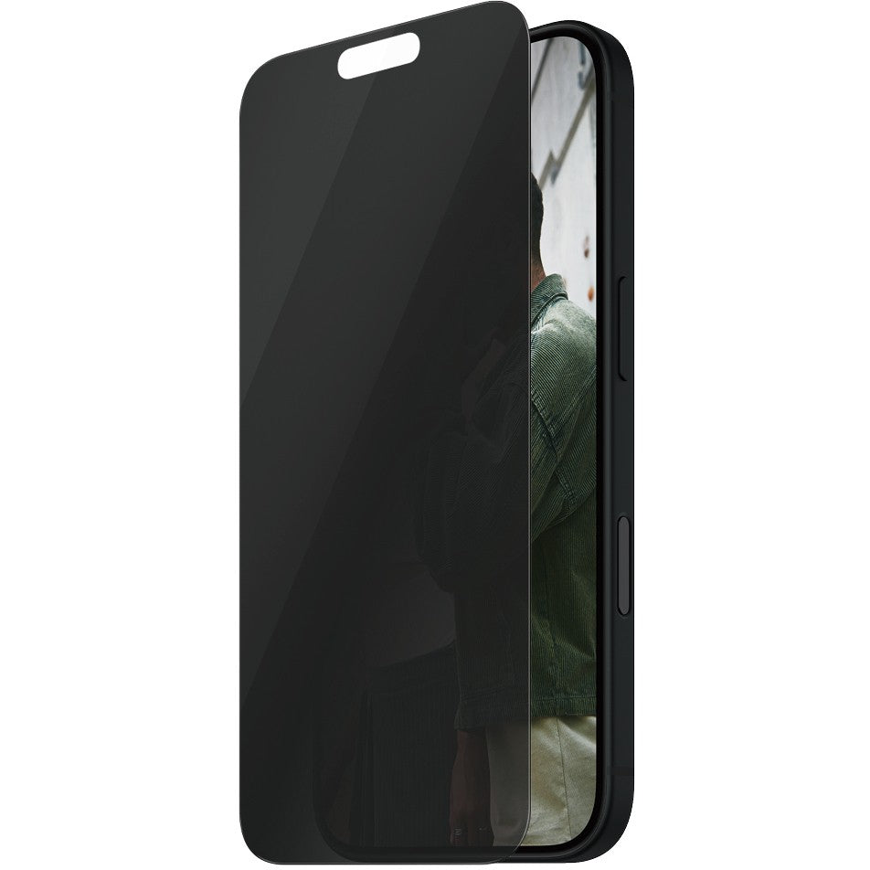 PanzerGlass SAFE by Privacy® zaštitna folija za ekran za iPhone 16 | 15 | Ultra široka. Apple. Apple - iPhone 16. Apple - iPhone 15. Suha primjena. Otporno na ogrebotine. Otporno na udarce. Prozirno. 1 komad.