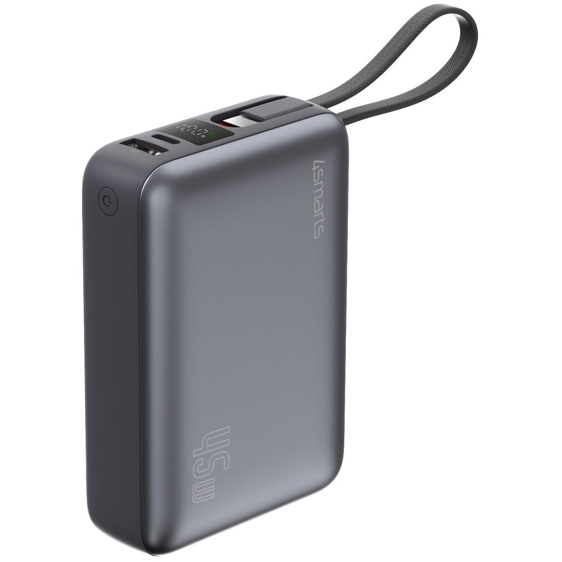 4smarts 541409. 20000mAh. Litijum-polimer (LiPo). HiSilicon FCP. Power Delivery 3.0. Brzo punjenje 3.0. 45W. Siva.