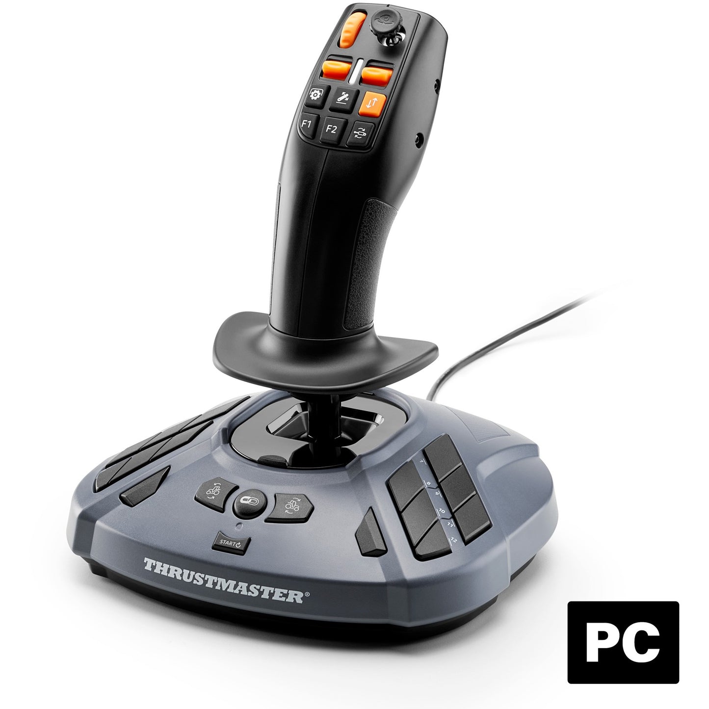 Thrustmaster SimTask FarmStick. Multifunkcionalni džojstik za poljoprivredu. Džojstik. Računar. Analogni/digitalni. Žični. USB. USB Tip-A