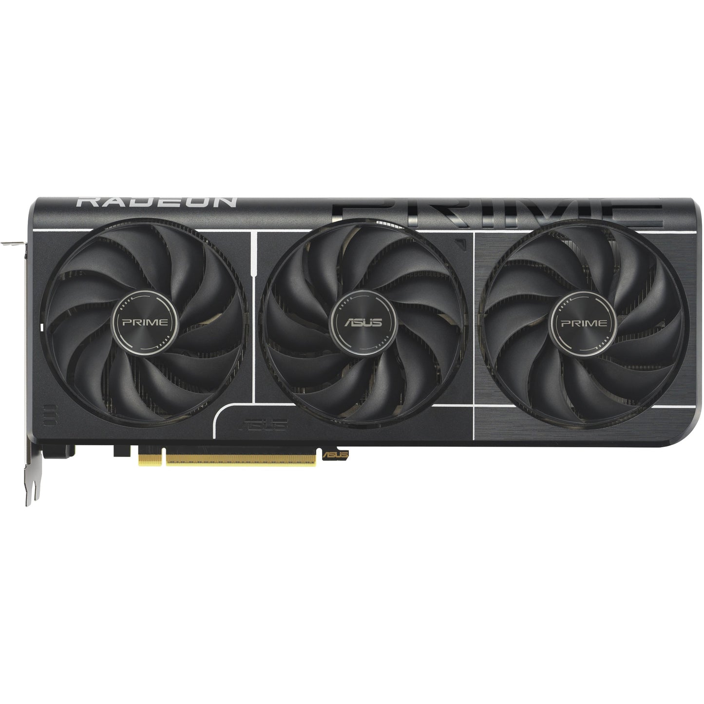 ASUS Prime Radeon RX 9060 XT O16G. Radeon RX 9060 XT. 16 GB. GDDR6. 128 bita. 7680 x 4320 piksela. PCI Express 5.0