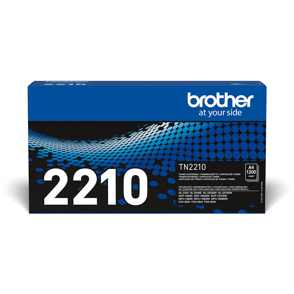 Brother TN-2210. 1200 stranica. Crni. 1 komad.