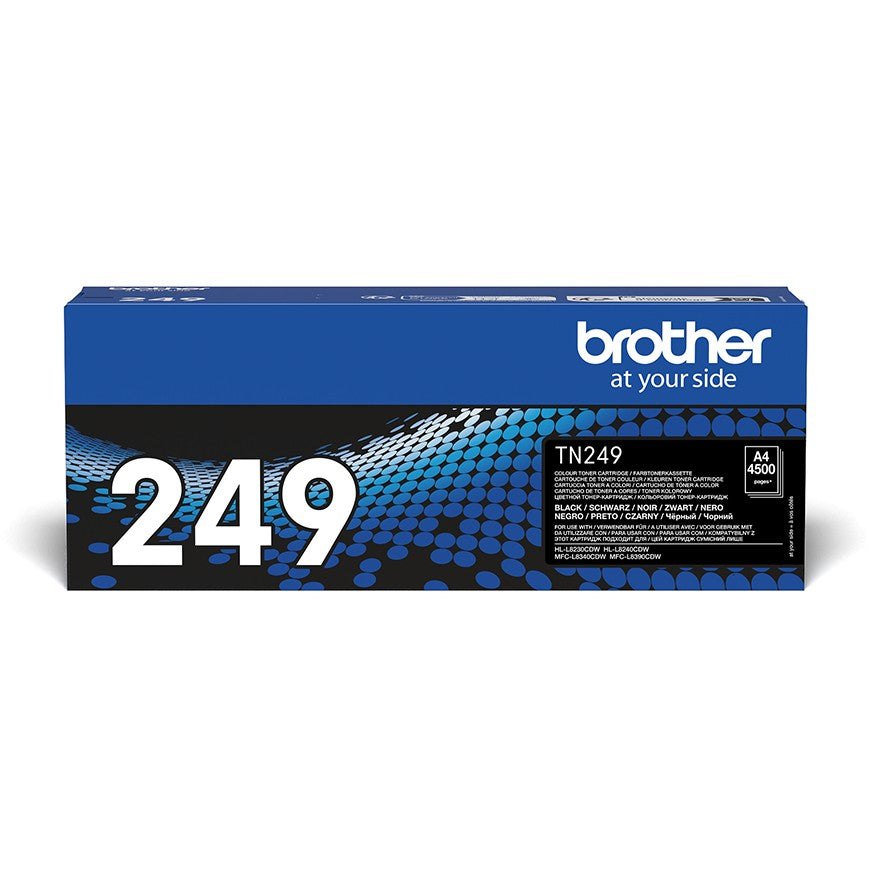 Brother TN-249BK. 4500 stranica. Crni. 1 komad.