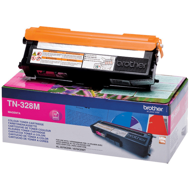 Brother TN-328M. 6000 stranica. Magenta. 1 komad.