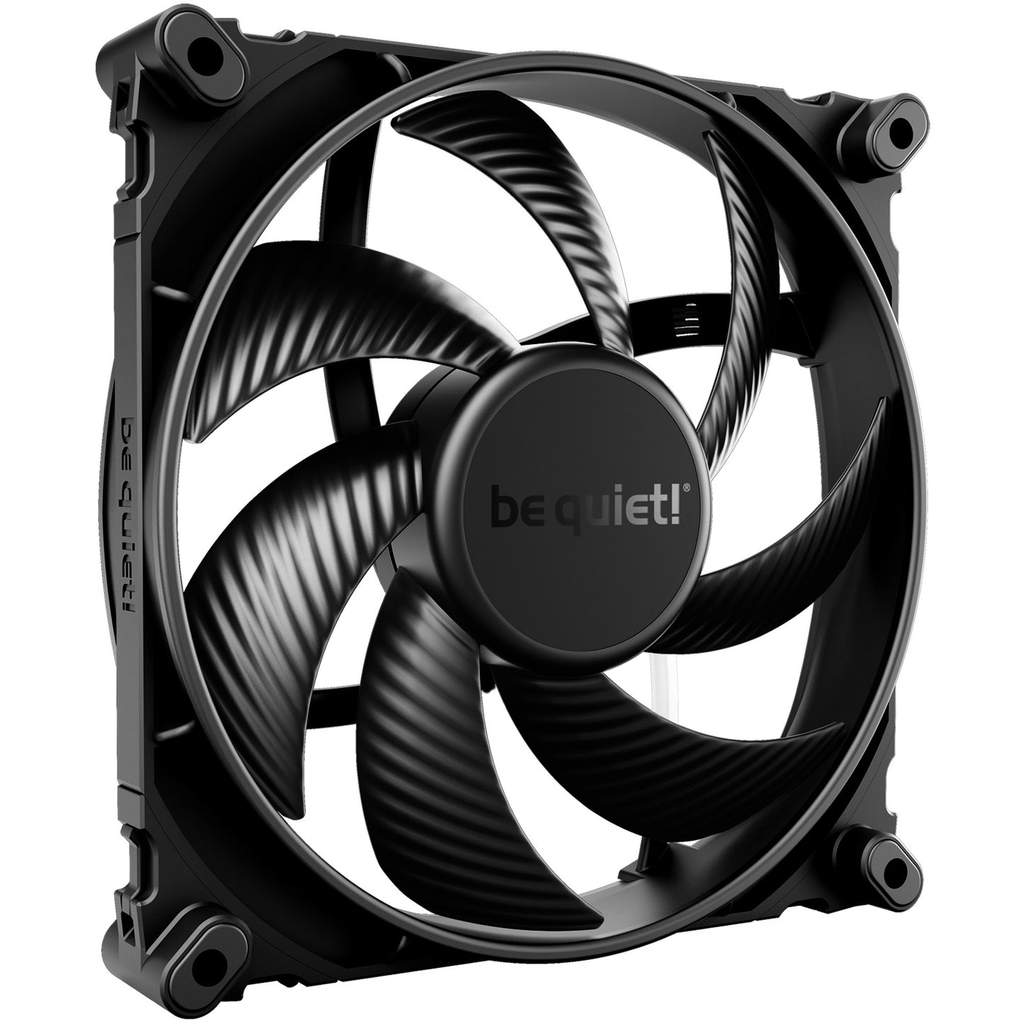 be quiet! SILENT WINGS 4 | 140 mm PWM ventilator velike brzine. 14 cm. 1900 o/min. 133,2 m³/h. Crni