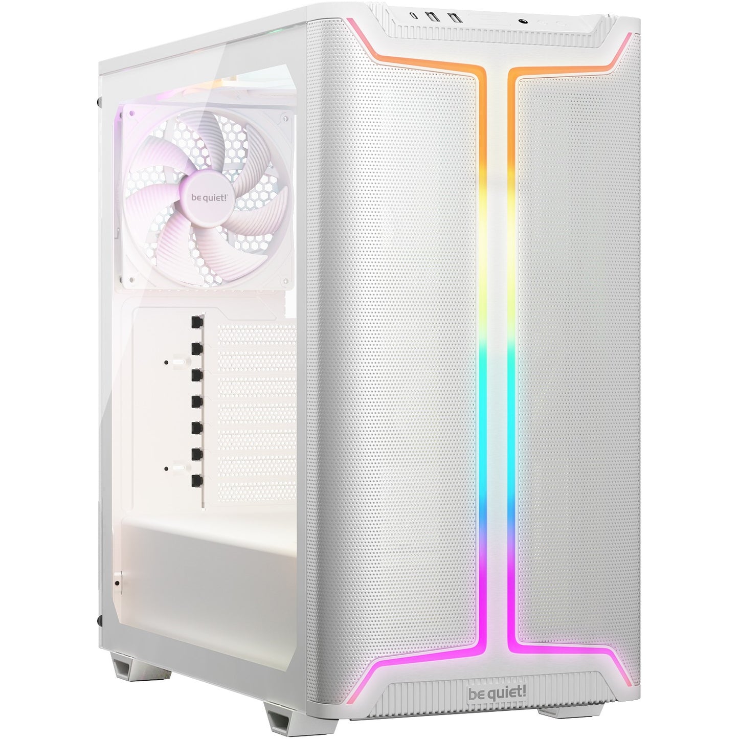 be quiet! Pure Base 501 DX bijela. Midi Tower. PC. bijela. ATX. mikro ATX. Mini-ATX. Akrilonitril butadien stiren (ABS). Staklo. Čelik. Višeslojna...