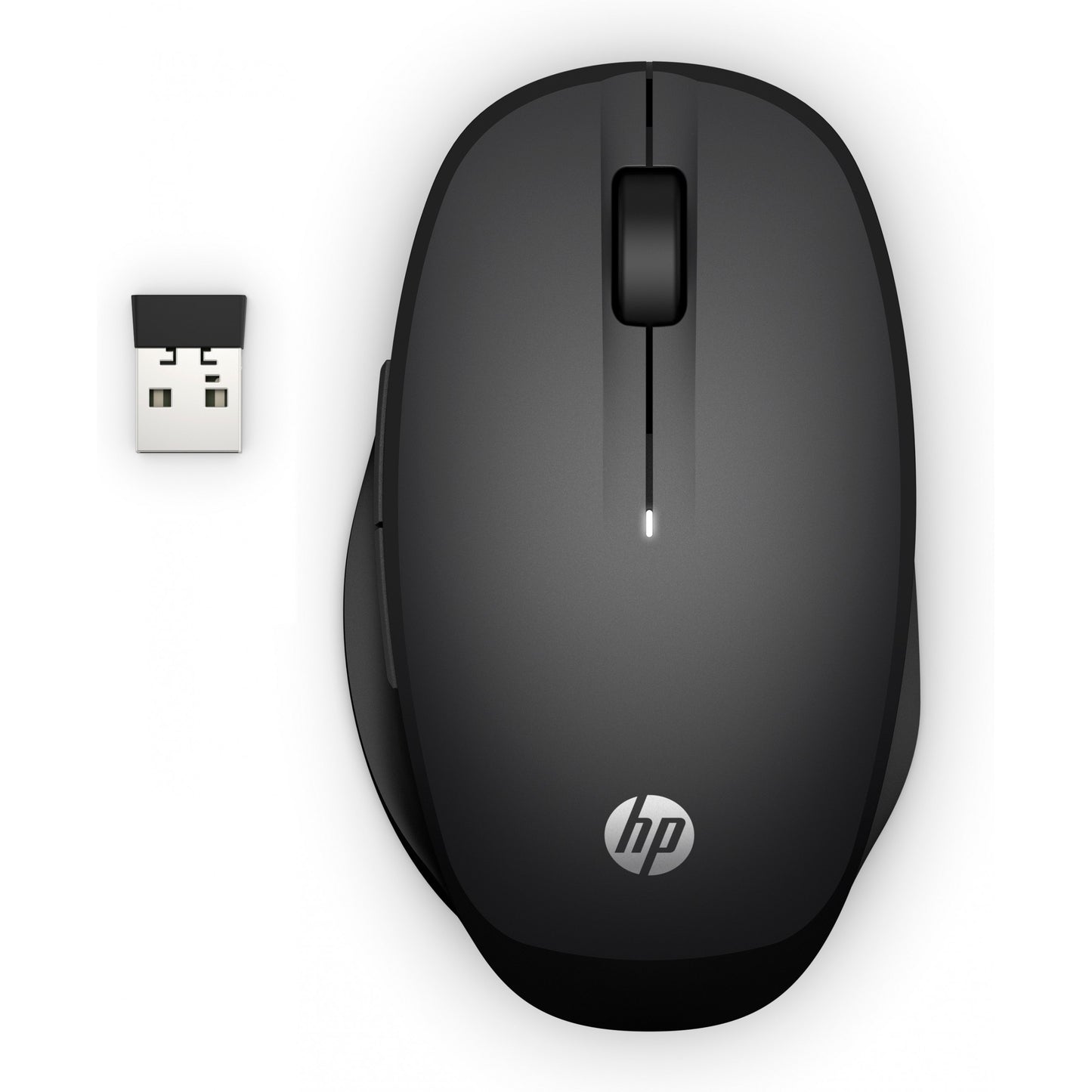 HP miš s dva načina rada. Za dešnjake. Optički. Bežični RF. 3600 DPI. Crni.
