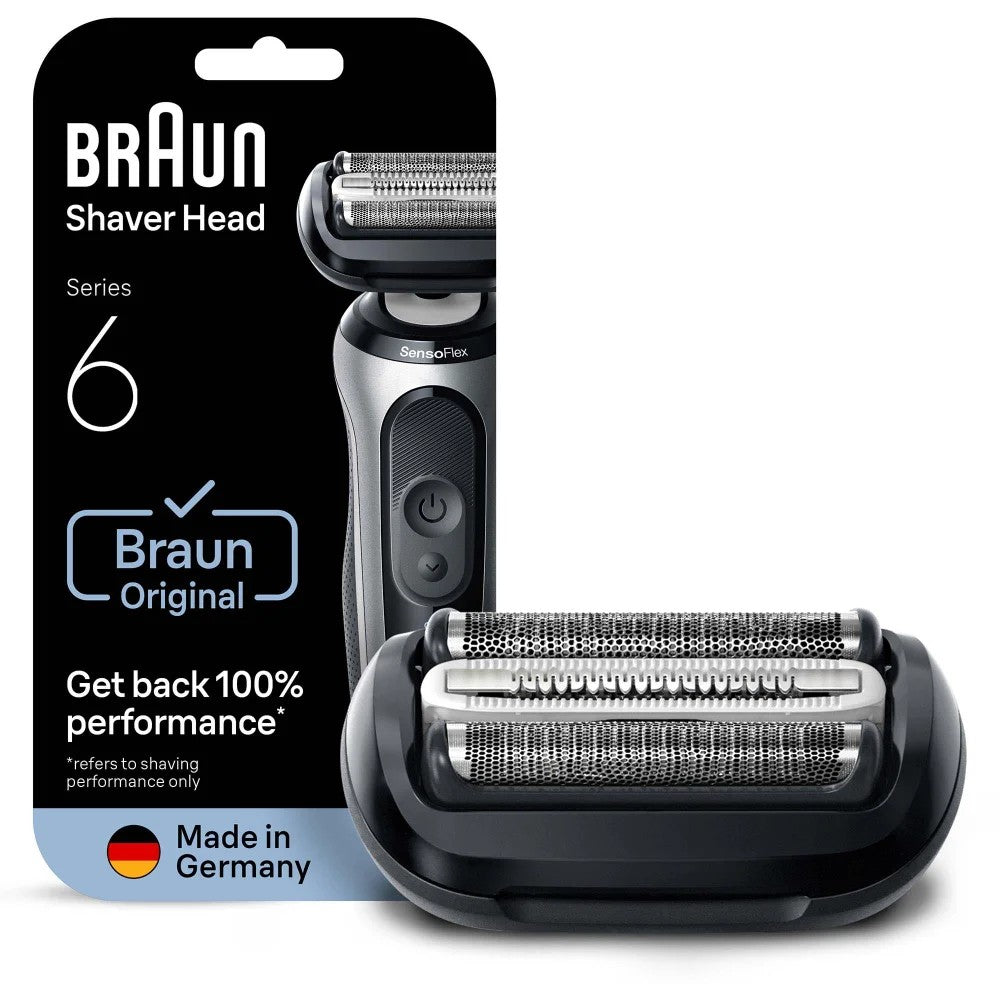 Braun Series 5 64 B. Glava za brijanje. 1 glava. Crna. Nerđajući čelik. 18 mjeseci. Braun. Series 6 60. 61. 62