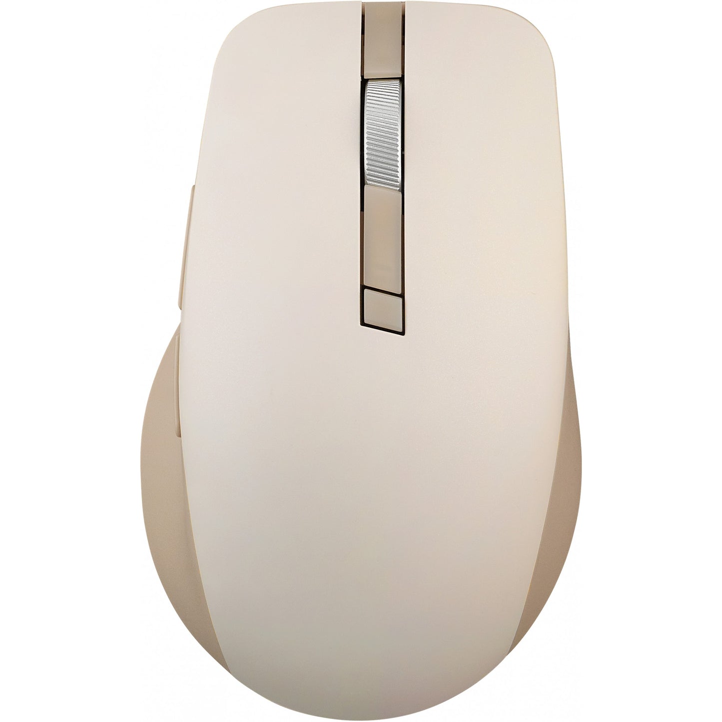 ASUS SmartO miš MD200 Silent Plus. Za levake i dekstre. Optički. Bežični RF + Bluetooth. 4200 DPI. Bež.