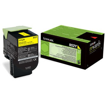 Lexmark 802Y. 1000 stranica. Žuti. 1 komad.