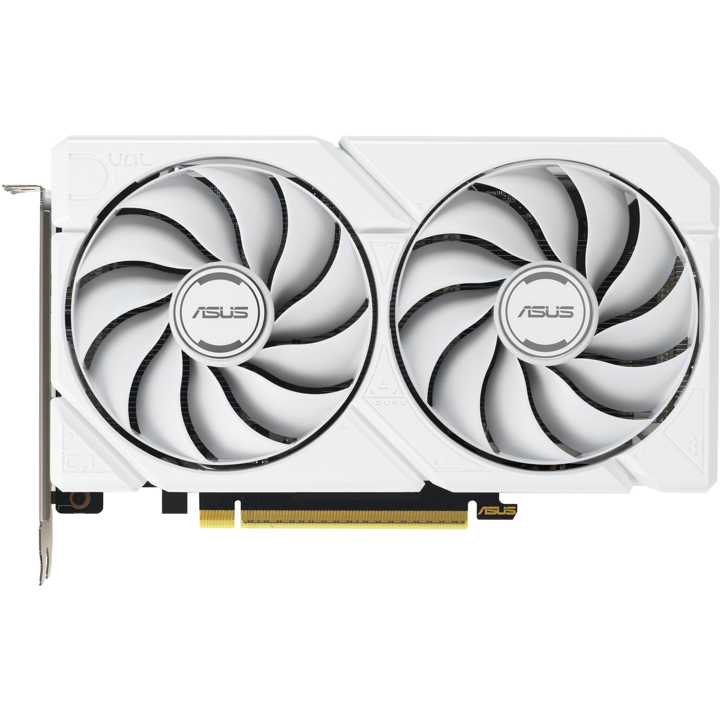 ASUS Dual -RX9060XT-16G-BIJELA. Radeon RX 9060 XT. 16 GB. GDDR6. PCI Express 5.0. 2 ventilatora.
