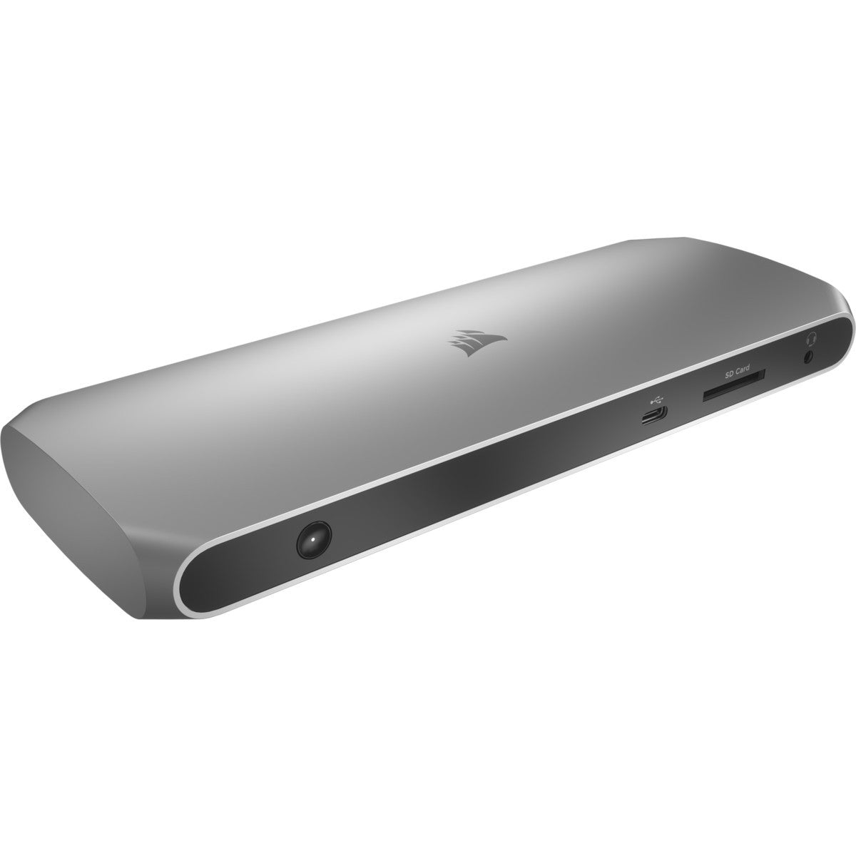 Corsair TBT100. Thunderbolt 3. Nerđajući čelik. SD. 3,5 mm. HDMI. RJ-45. Thunderbolt 3. USB 3.2 Gen 1 (3.1 Gen 1) Tip-A. USB 3.2 Gen 2 (3.1 Gen 2).... Aluminij. 100 W