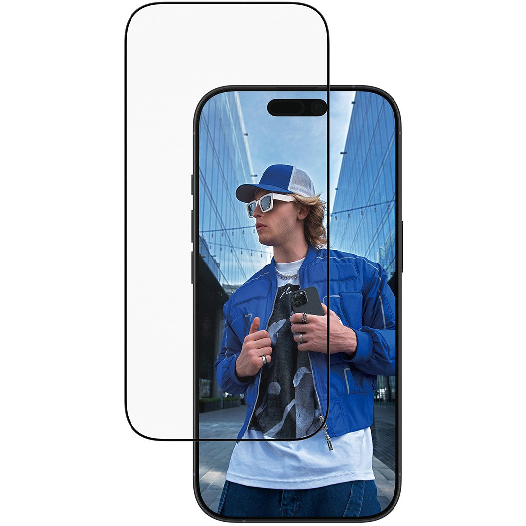 PanzerGlass® zaštitna folija za ekran za iPhone 17 | iPhone 16 Pro | Ultra široka folija sa EasyAligner sistemom. Apple. Apple - iPhone 17. Apple - iPhone 16 Pro. Suha primjena. Otporno na ogrebotine. Otporno na udarce. Prozirno. 1 komad.