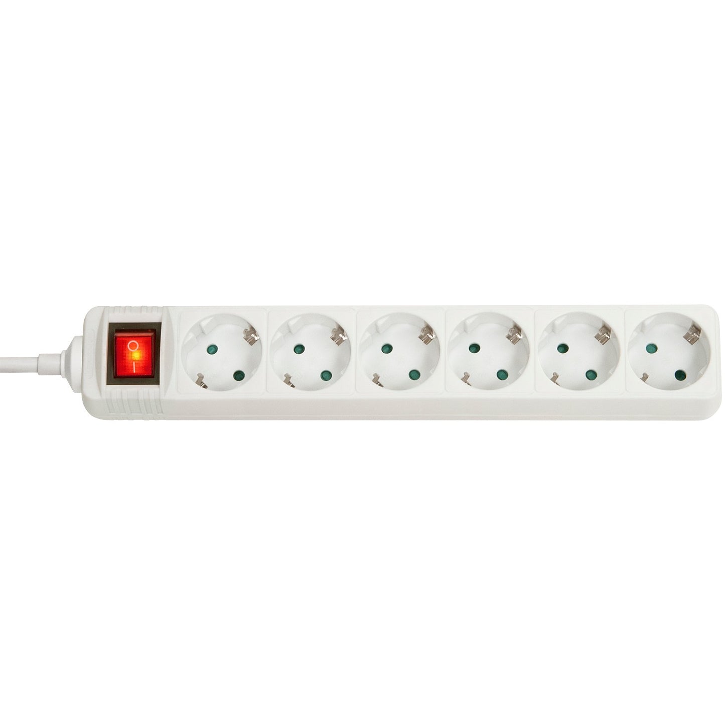 Lindy 73103. Za unutrašnju upotrebu. Tip F. Bijela. 6 AC utičnica. 3500 W. -4 do 40 °C