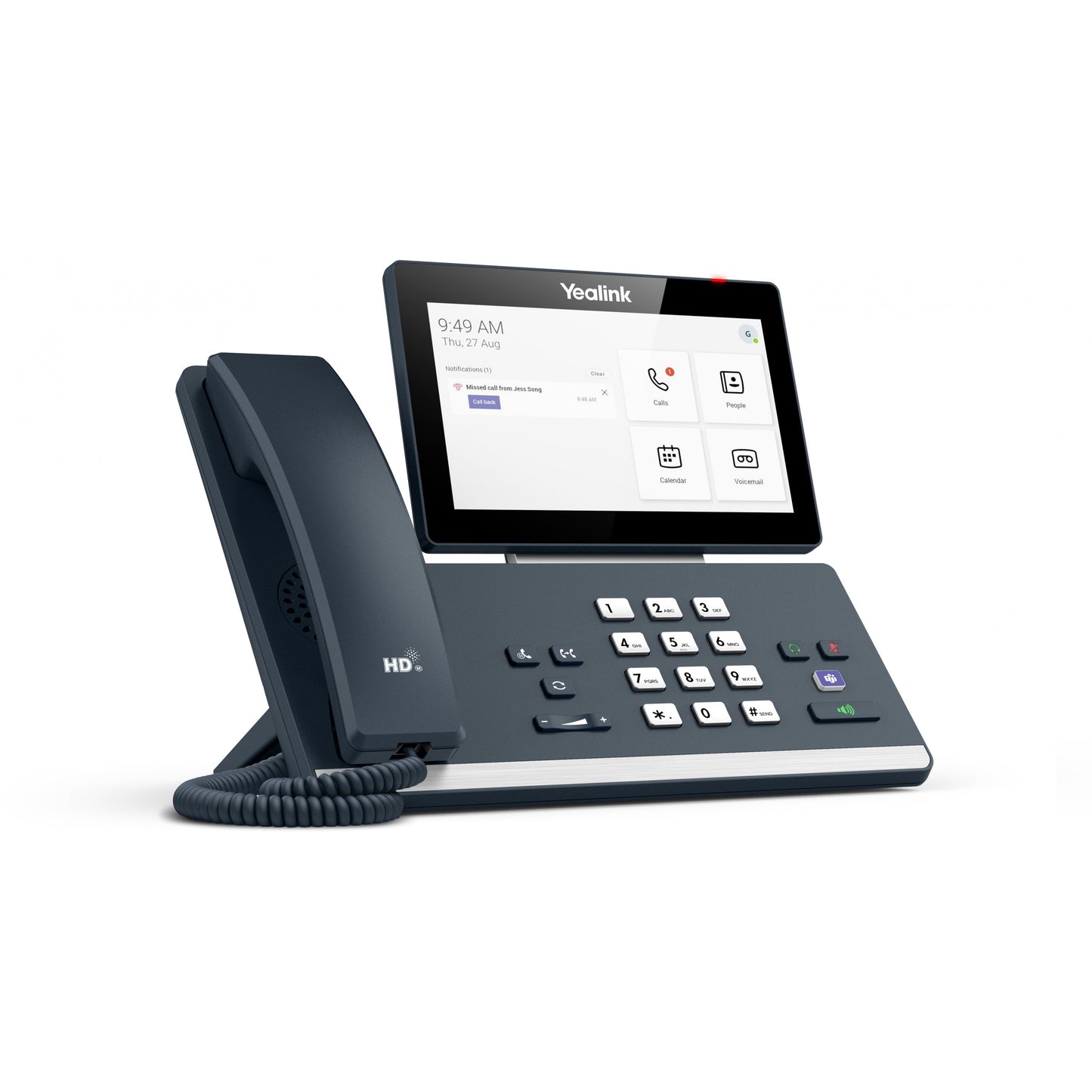 Yealink MP58 Microsoft Teams Edition. IP telefon. Sivi. Žični telefon. Stolni/klupni. Android. Microsoft Teams