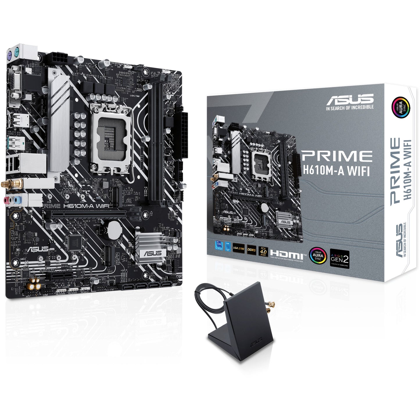 ASUS PRIME H610M-A WIFI. Intel. LGA 1700. Intel® Celeron®. Intel® Pentium® Gold. Intel® Core™ i3. Intel® Core™ i5. Intel® Core™.... LGA 1700. DDR5-SDRAM. 96 GB