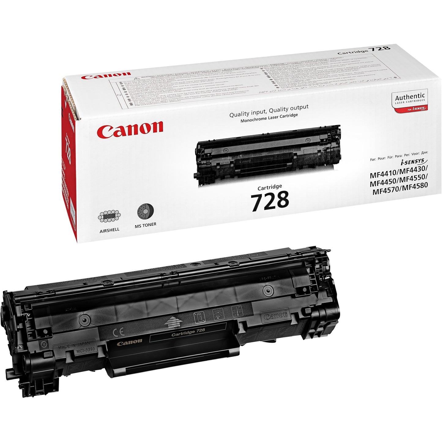Canon 728 toner kaseta. 2100 stranica. Crna. 1 komad.