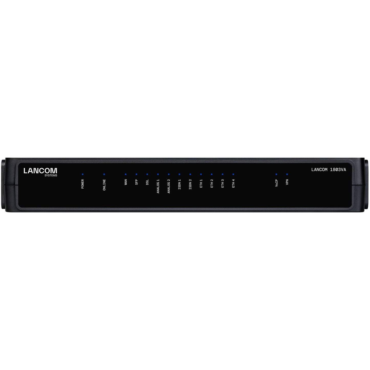 LANCOM 1803VA (EU). Crna. 1 ventilator. SNMPv1.v2c.v3. Ethernet preko GRE tunela (EoGRE). L2TPv3. ARP pretraga. LLDP. DHCP opcija 82..... SIP ALG. 10,1000,100 Mbps