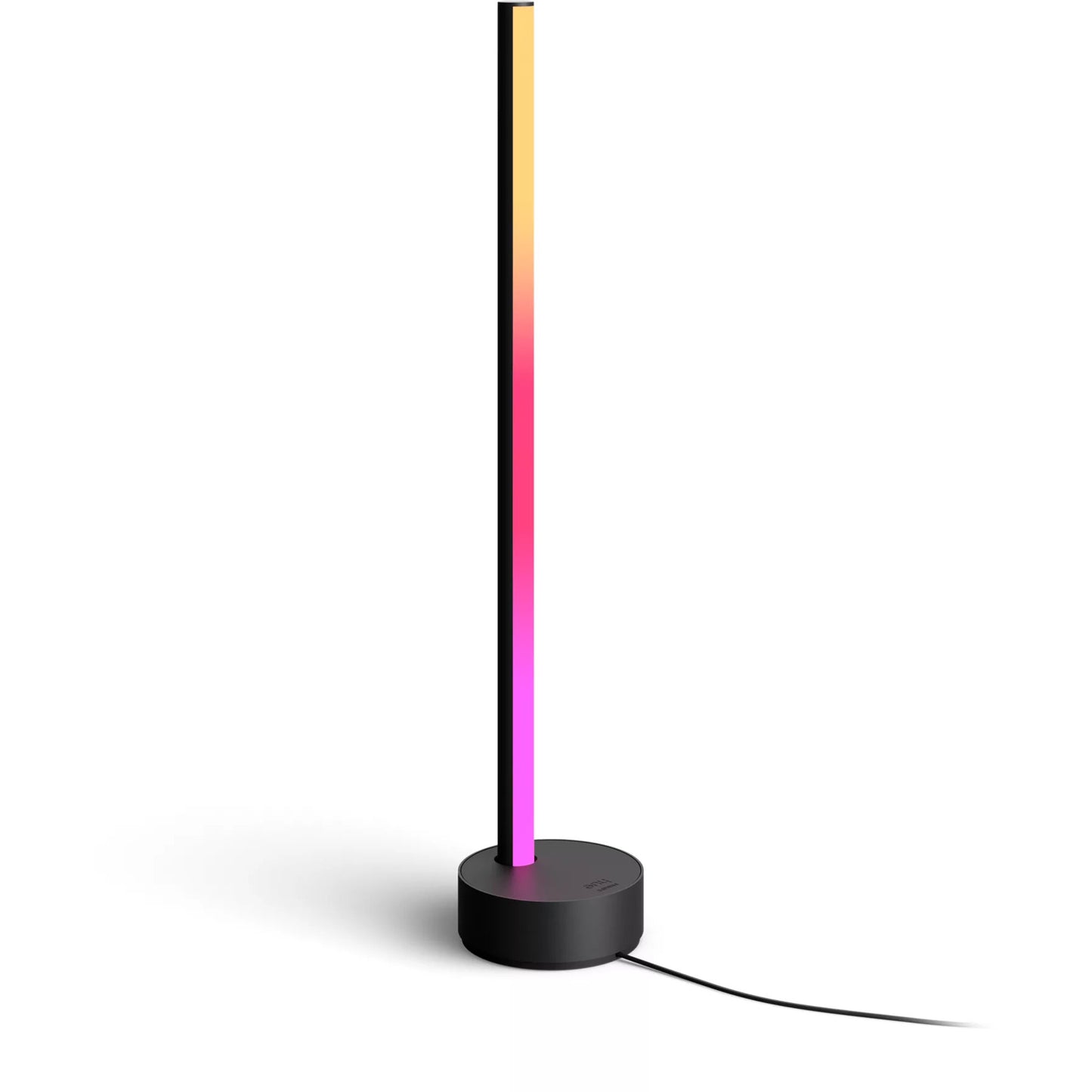 Philips Hue White and Color Ambiance Gradient Signe stolna lampa, crna. Pametna stolna lampa. Bluetooth/Zigbee. Crna. LED. Aluminij. Nezamjenjivi izvor svjetlosti.