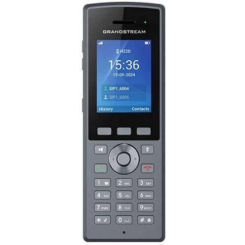 Grandstream Networks DP735. IP telefon. Siva. Bežični telefon. Antibakterijski. Otporan na hemikalije. Otporan na prosipanje. Otporan na prašinu. Vodootporan. 50 m. 400 m