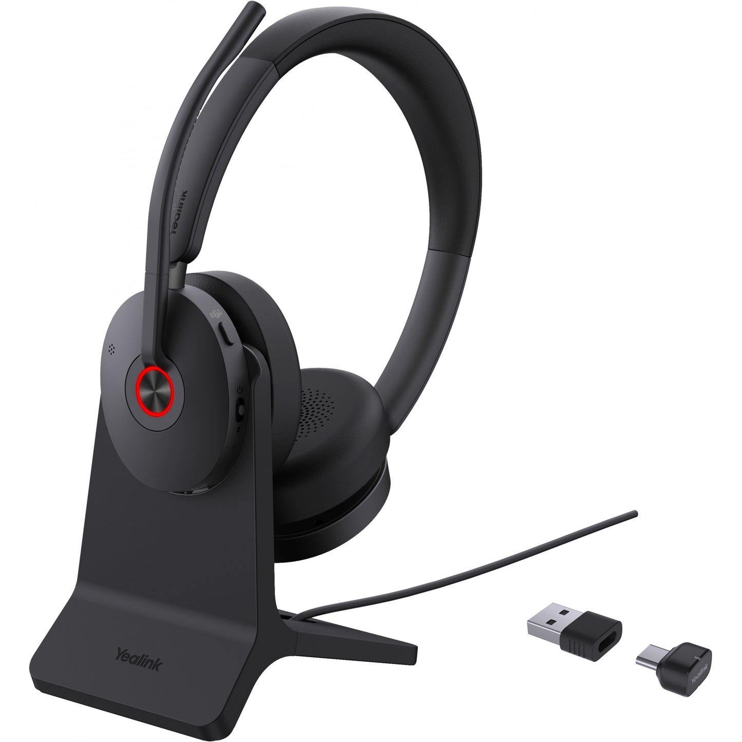 Yealink BH74 Teams USB-C/A slušalice sa stalkom. Bežične. Za kancelariju/pozivni centar. 162 g. Slušalice. Crne.